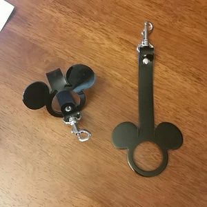 Mickey mouse stroller straps, key holder